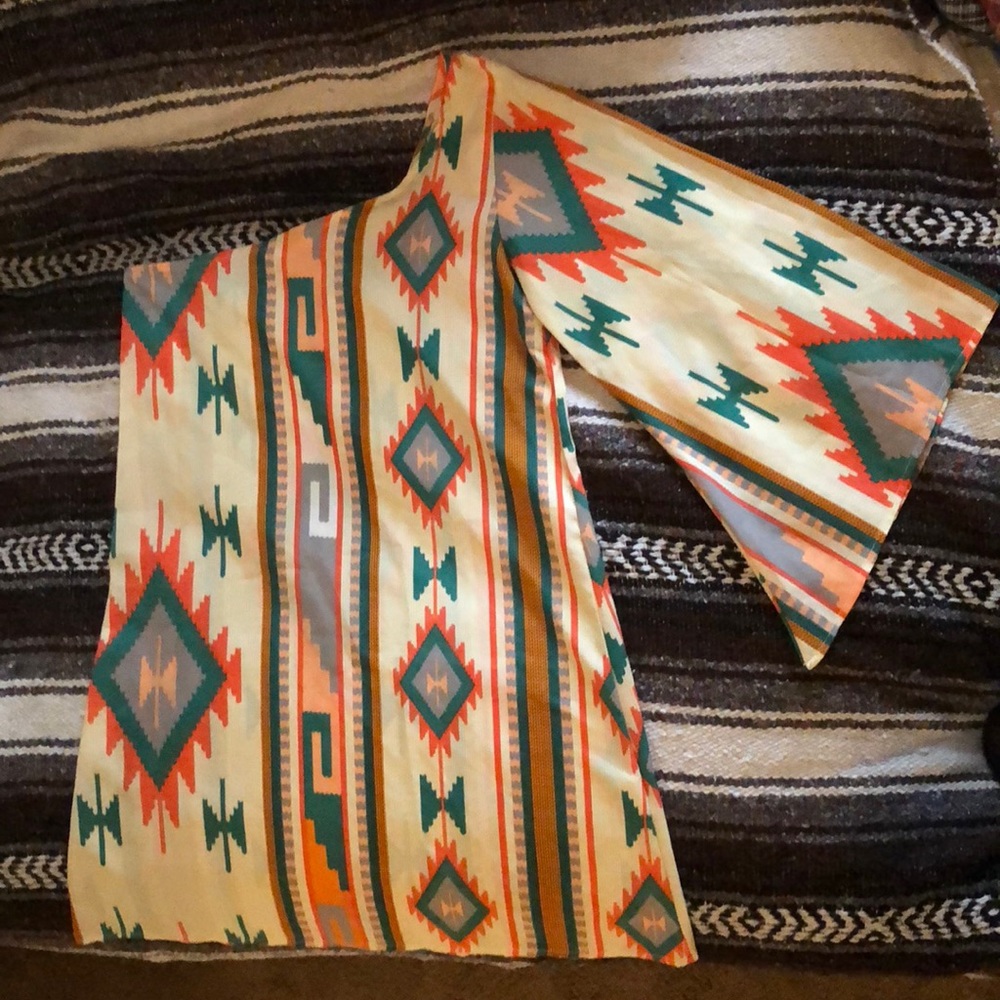 S Aztec mini dress